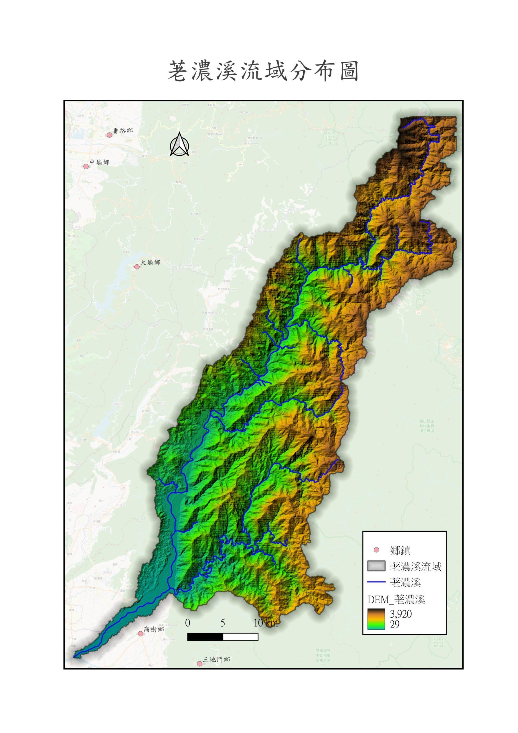 Stream and catchment delineation with GIS
