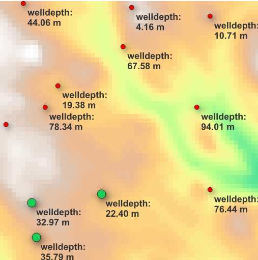 Styling Wells Map