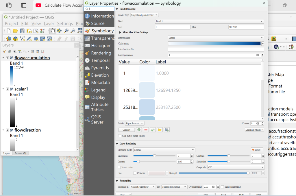 51.計算 Flow Accumulation in QGIS - 地學網站
