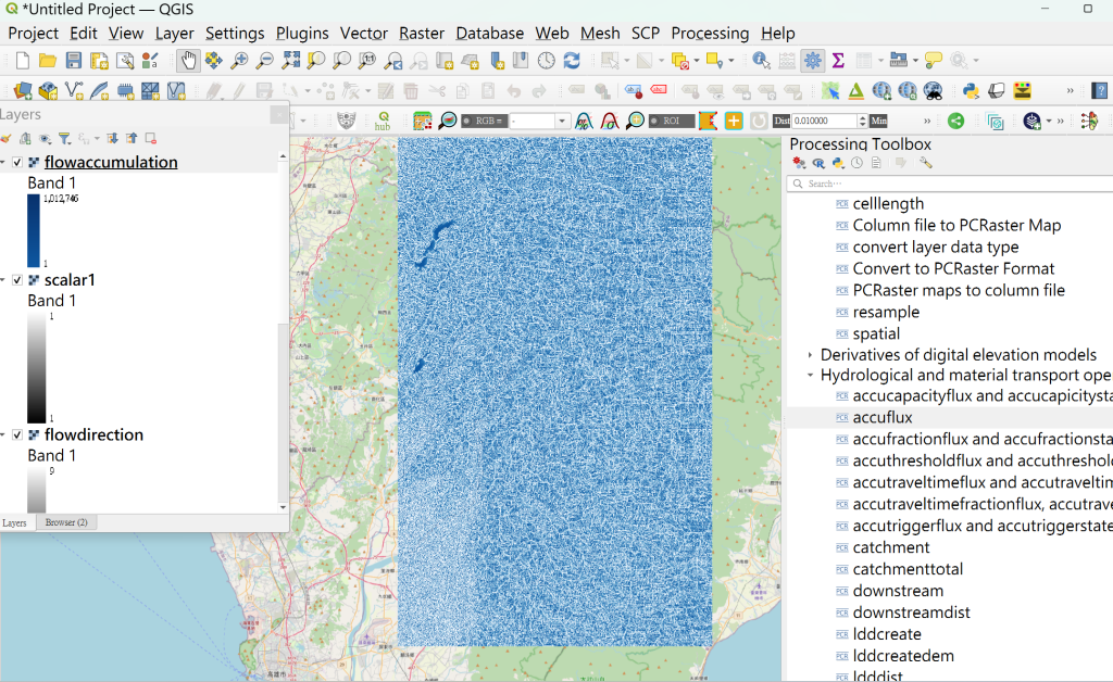 51.計算 Flow Accumulation in QGIS - 地學網站