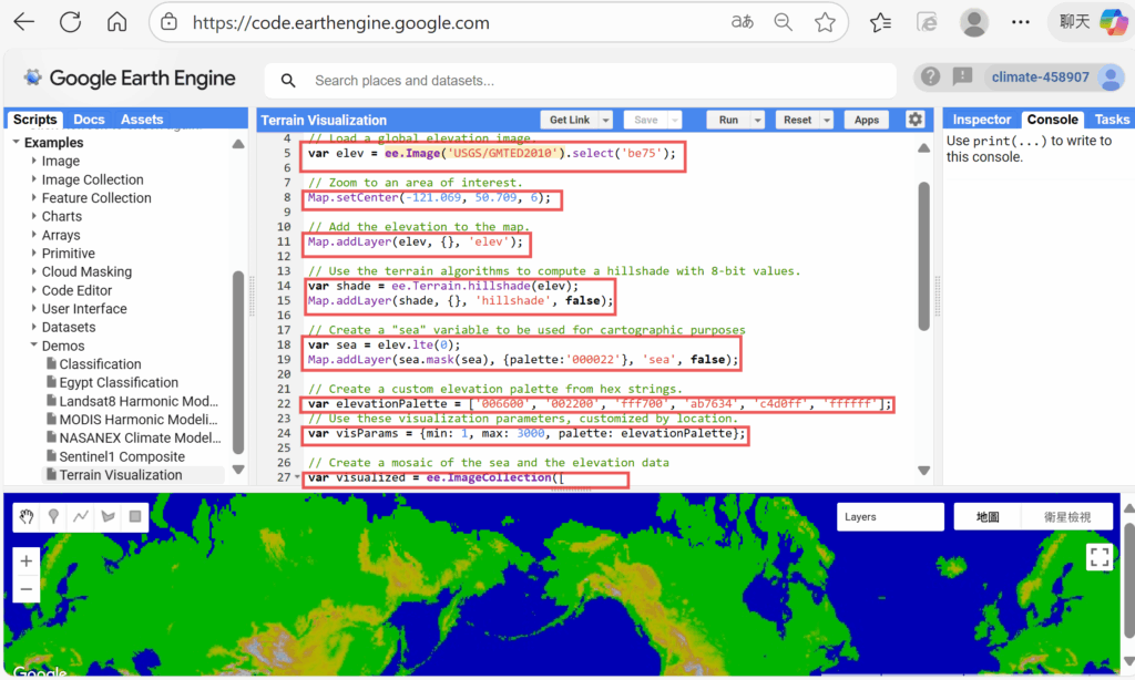 65.Google Earth Engine 與 Qgis 的差異(JavaScript conversion python) - 地學網站